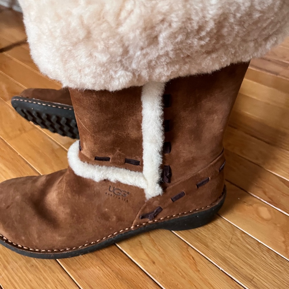 UGG Brown Shearling Boots